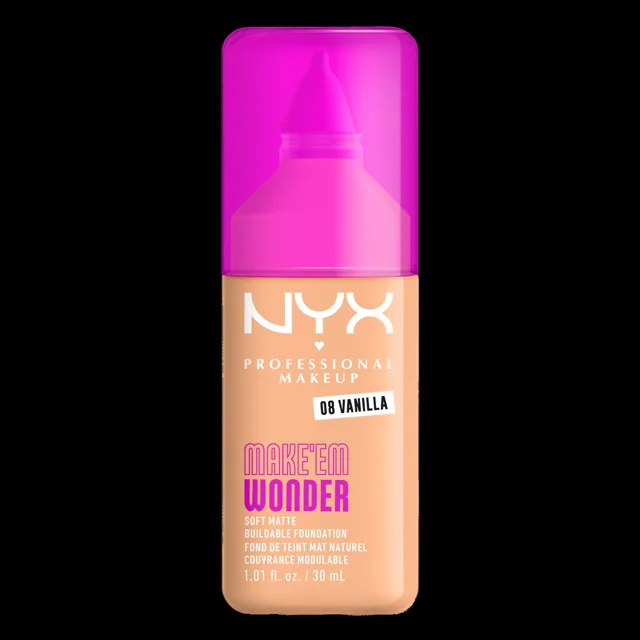NYX Professional Makeup Make-up Make`EM Wonder Buildable Foundation 30 ml 08 Vanilla