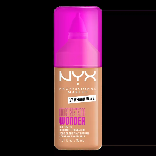 NYX Professional Makeup Make-up Make`EM Wonder Buildable Foundation 30 ml 17 Medium Olive