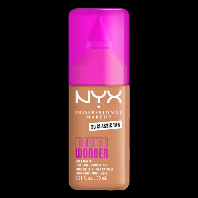 NYX Professional Makeup Make-up Make`EM Wonder Buildable Foundation 30 ml 20 Classic Tan