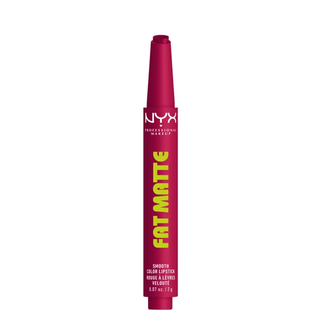 NYX Professional Makeup Matný balzám na rty Fat Matte Smooth Color Lipstick 2 g 14 Hibiscus Hug