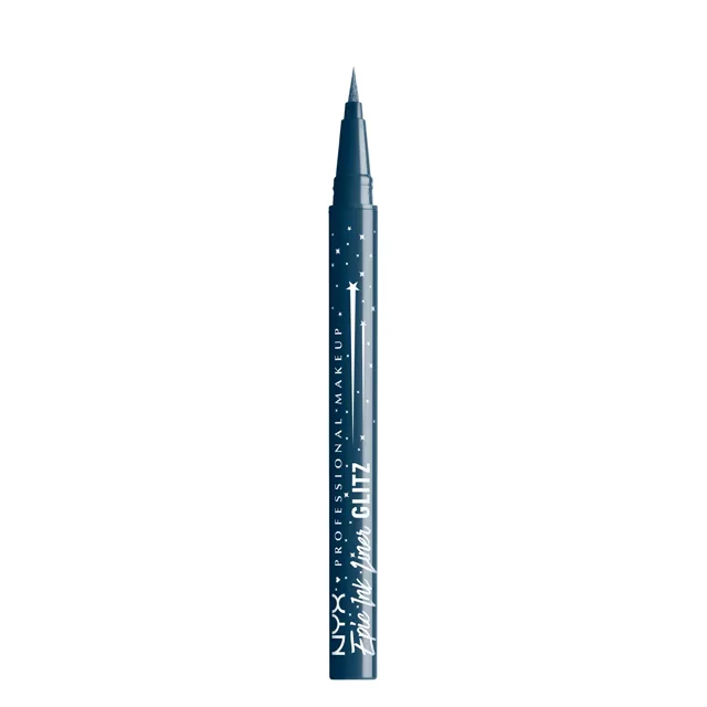 NYX Professional Makeup Metalické tekuté oční linky Metallic Liquid Eyeliner 1 ml Denim Dazzle