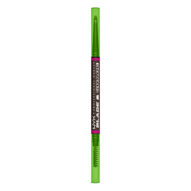 NYX Professional Makeup Oboustranná tužka na obočí Blade & Shade, Dual Edge Brow Pencil 0,06 g Ash Brown