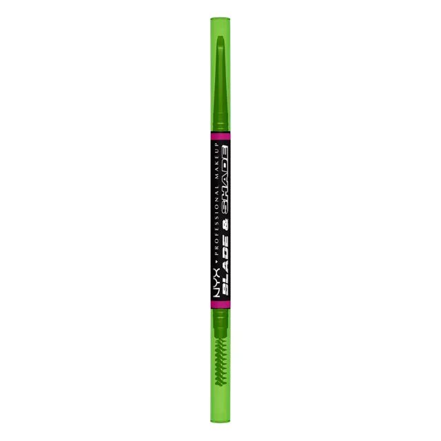 NYX Professional Makeup Oboustranná tužka na obočí Blade & Shade, Dual Edge Brow Pencil 0,06 g Black