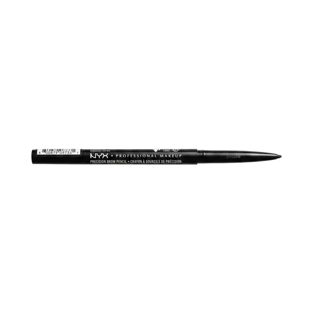 NYX Professional Makeup Precision Brow Pencil v odstínu PBP06 Black, 0,13g, poškozené