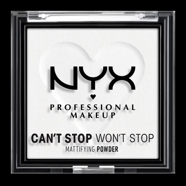NYX Professional Makeup Pudr Can't Stop Won't Stop Mattifying Bright Transculent