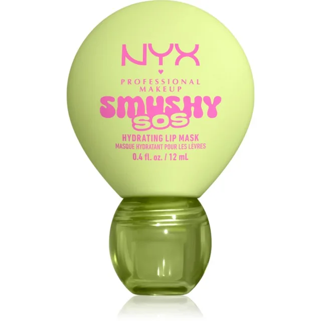NYX Professional Makeup Smushy SOS hydratační maska na rty odstín 01 Green Sereni-Tea 12 ml