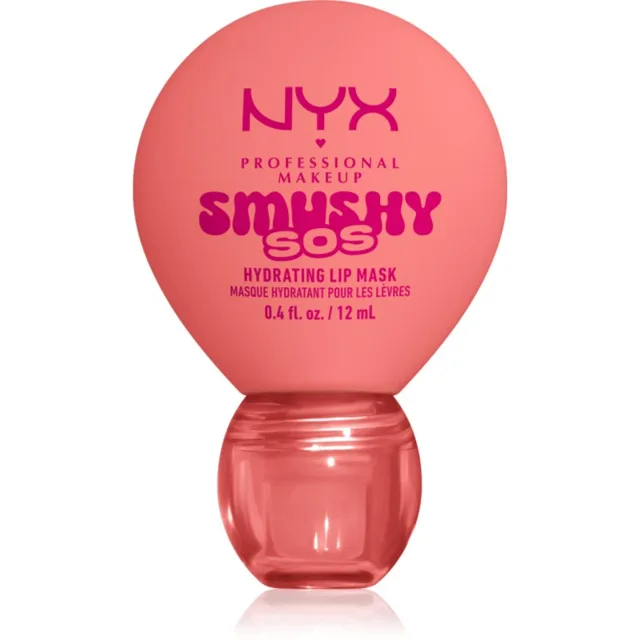 NYX Professional Makeup Smushy SOS hydratační maska na rty odstín 03 Peachy Pamper 12 ml