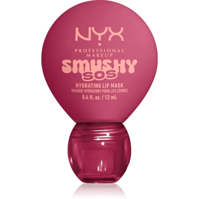 NYX Professional Makeup Smushy SOS hydratační maska na rty odstín 06 Rose Recharge 12 ml