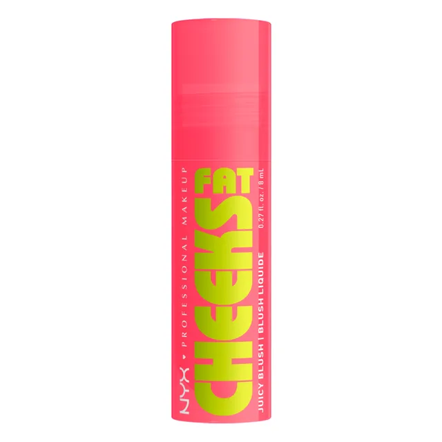 NYX Professional Makeup Tekutá tvářenka Fat Cheeks Juicy Blush 8 ml 03 Guava Gush