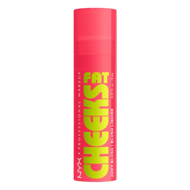 NYX Professional Makeup Tekutá tvářenka Fat Cheeks Juicy Blush 8 ml 06 Bouncin' Berry