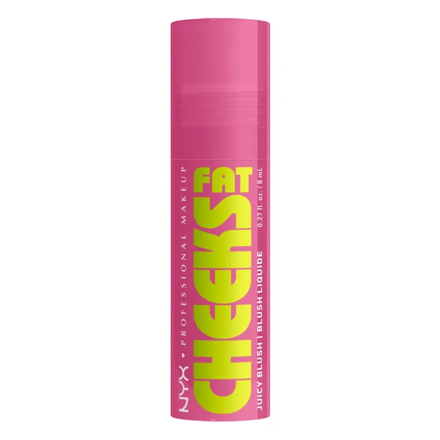 NYX Professional Makeup Tekutá tvářenka Fat Cheeks Juicy Blush 8 ml 07 Plum Pop