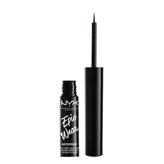 NYX Professional Makeup Tekuté oční linky Epic Wear Semi-Permanent Liquid Liner 3,5 ml 02 Brown