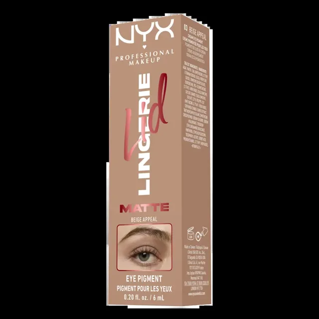 NYX Professional Makeup Tekuté oční stíny Lid Lingerie 03 Beige Appeal