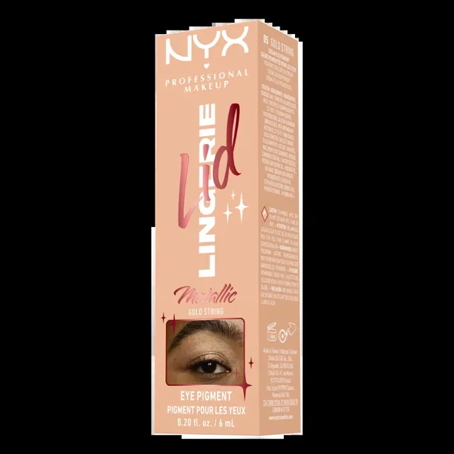 NYX Professional Makeup Tekuté oční stíny Lid Lingerie 05 Gold String