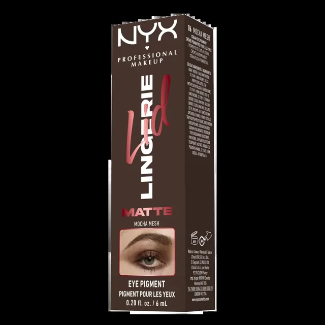 NYX Professional Makeup Tekuté oční stíny Lid Lingerie 06 Mocha Mesh
