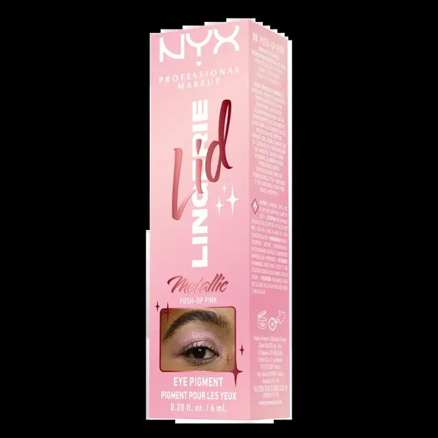 NYX Professional Makeup Tekuté oční stíny Lid Lingerie 08 Push-Up Pink