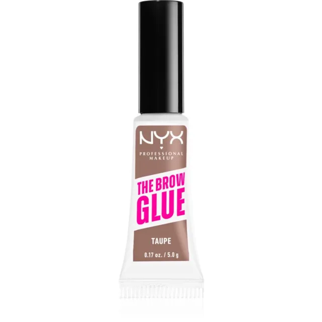 NYX Professional Makeup The Brow Glue gel na obočí odstín 02 Taupe 5 g