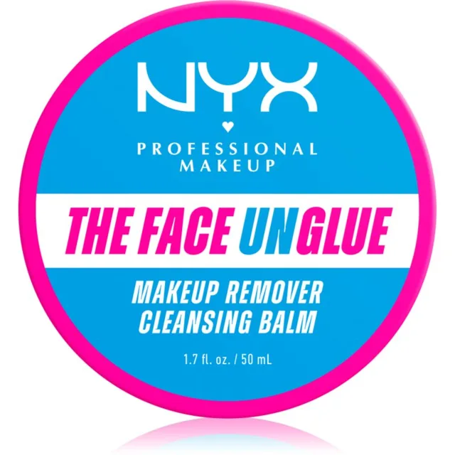 NYX Professional Makeup The Face Unglue odličovací a čisticí balzám s bambuckým máslem 50 ml