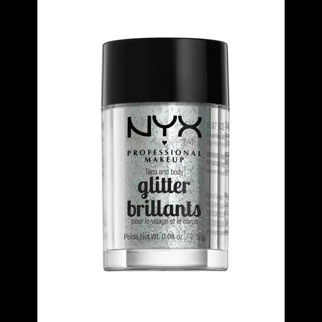 NYX Professional Makeup Třpytky na tělo a obličej Face & Body Glitte 2,5 g 07 Ice