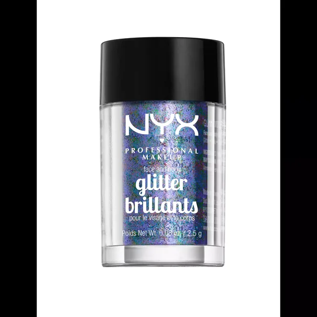 NYX Professional Makeup Třpytky na tělo a obličej Face & Body Glitte 2,5 g 11 Violet