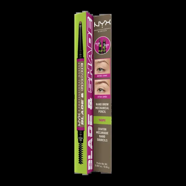 NYX Professional Makeup Tužka na obočí Blade & Shade 04 Taupe