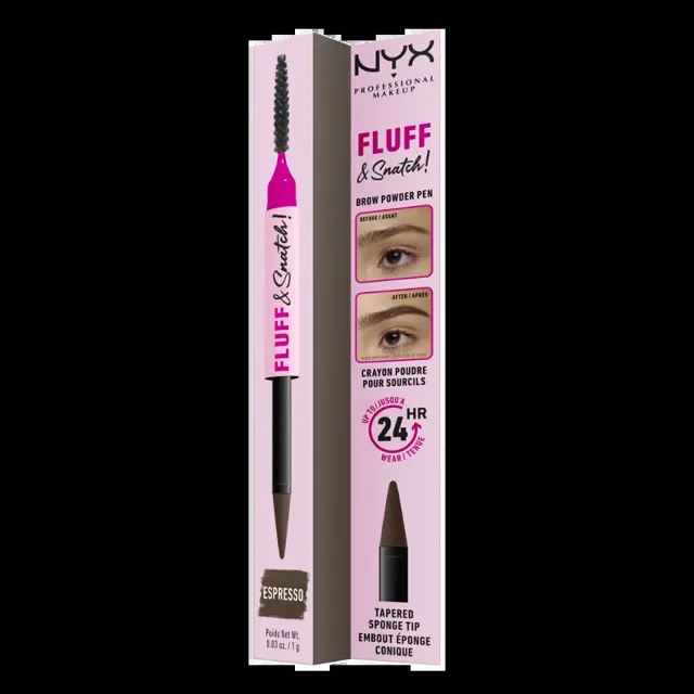 NYX Professional Makeup Tužka na obočí Fluff & Snatch! Espresso