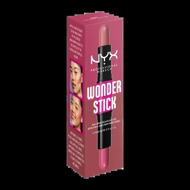 NYX Professional Makeup Tvářenka Wonder Stick Blush 01 Light Peach and Baby Pink
