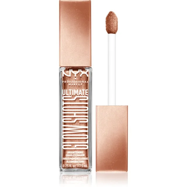 NYX Professional Makeup Ultimate Glow Shots třpytivé tekuté oční stíny odstín 06 Golden Goji 7.5 ml