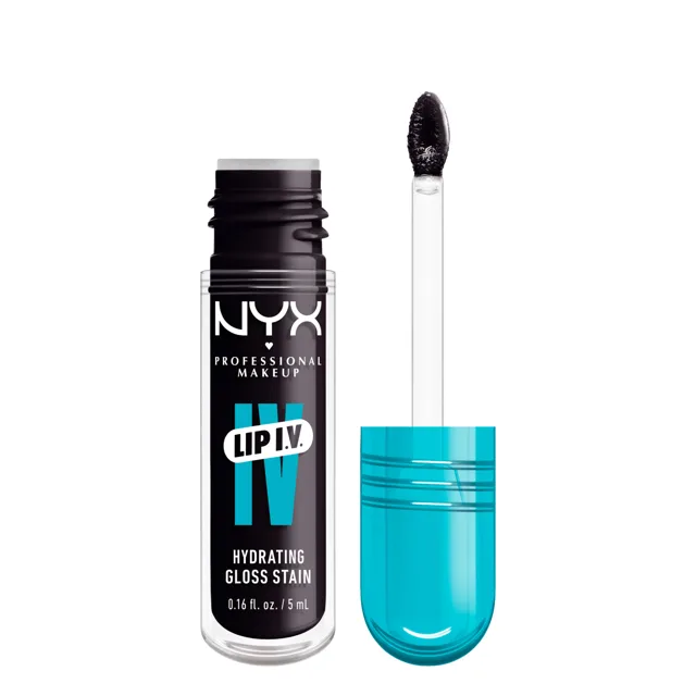 NYX Professional Makeup Zabarvující lesk na rty Lip I.V. Hydrating Gloss Stain 5 ml 16 Grape Gushin