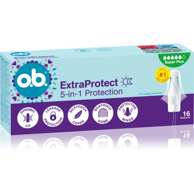 o.b. Extra Protect Super+ tampony 16 ks