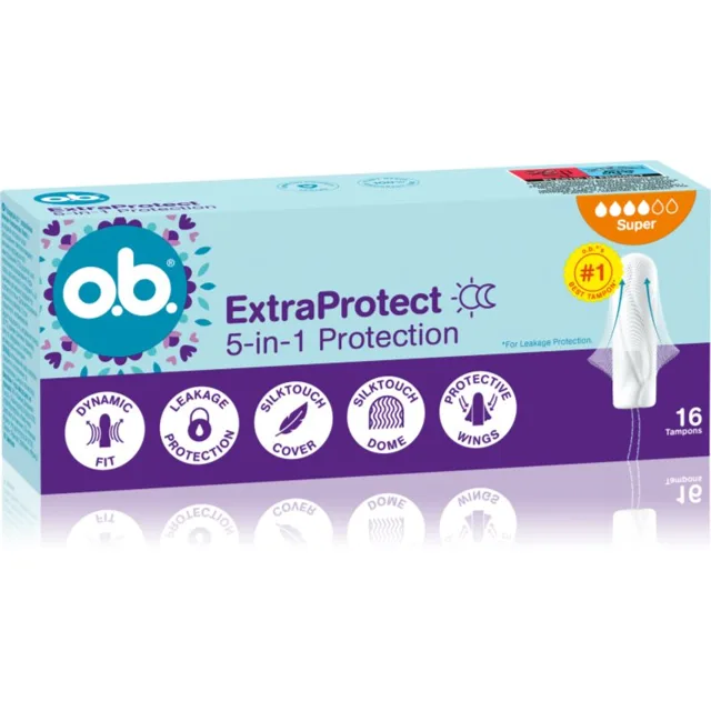 o.b. Extra Protect Super tampony 16 ks