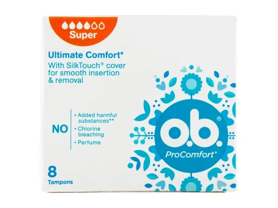 O.B. ProComfort Super tampony 8 ks