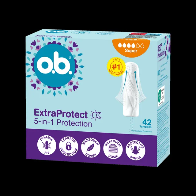 o.b. Tampóny Extra Protect Super 42 ks