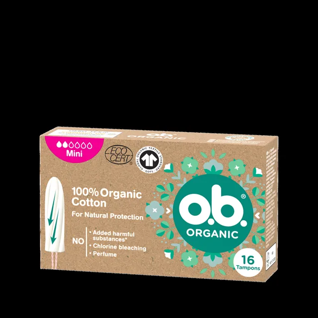 o.b. Tampóny Organic Mini 16 ks