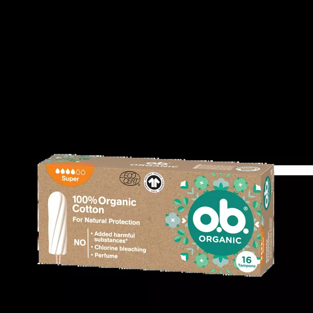 o.b. Tampony Organic Super 16 ks