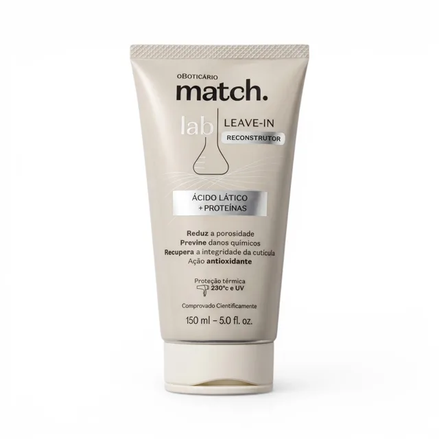 O Boticário Match. Science Reconstrução Leave-in Shield, 150ml