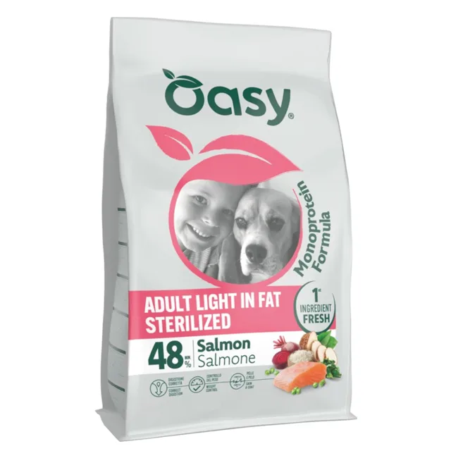 Oasy Adult Light Sterilized losos - 10 kg