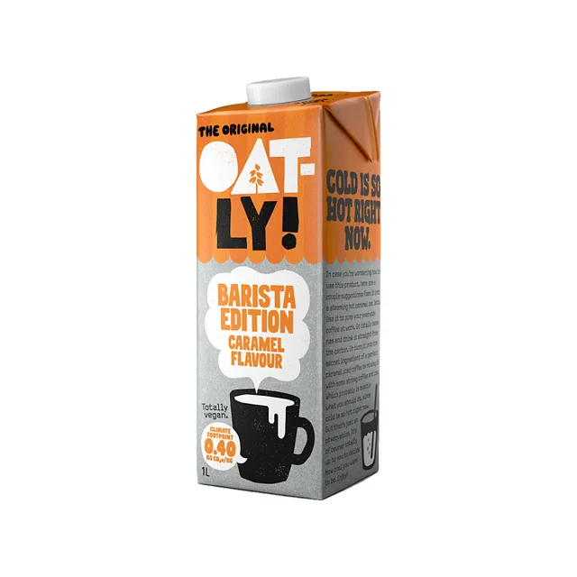 OATLY Ovesný nápoj Barista karamel 1 litr