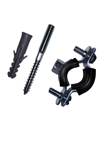 Objímka s gumou 30-34 mm 1" se šroubem a hmoždinkou
