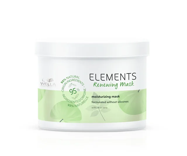 Obnovující maska pro regeneraci vlasů Wella Elements Renewing - 500 ml + dárek zdarma