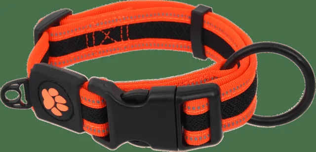Obojek Active Dog Fluffy XL oranžový 3,8x44-70cm