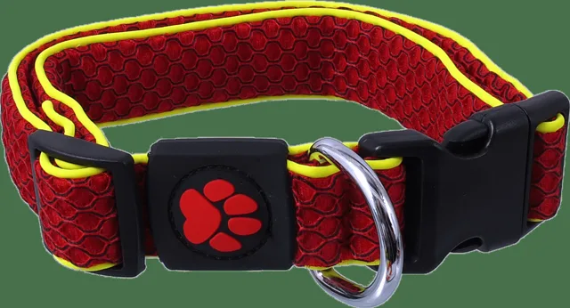 Obojek Active Dog Mellow S červený 2,5x28-40cm