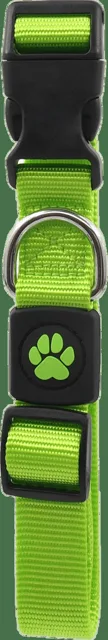Obojek Active Dog Premium L limetka 2,5x45-68cm