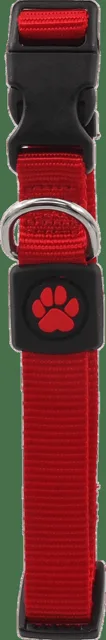 Obojek Active Dog Premium M červený 2x34-49cm