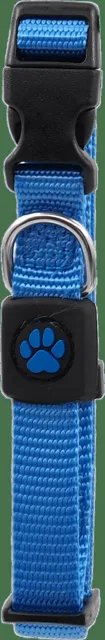 Obojek Active Dog Premium S modrý 1,5x27-37cm