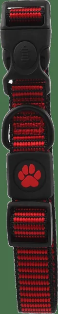 Obojek Active Dog Strong L červený 2,5x45-68cm
