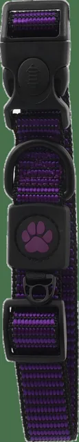 Obojek Active Dog Strong L fialový 2,5x45-68cm