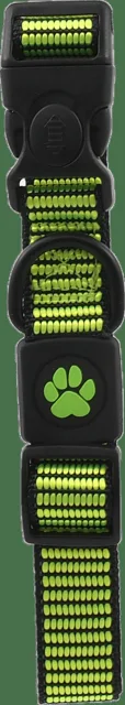 Obojek Active Dog Strong L limetka 2,5x45-68cm