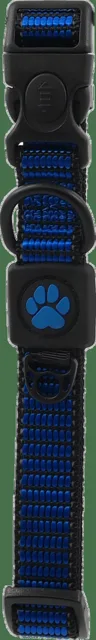 Obojek Active Dog Strong M modrý 2x34-49cm