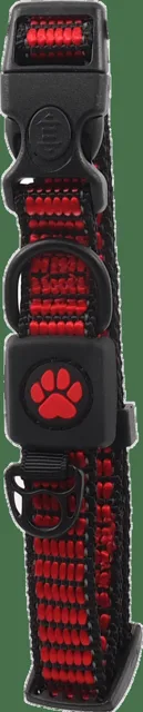 Obojek Active Dog Strong S červený 1,5x27-37cm